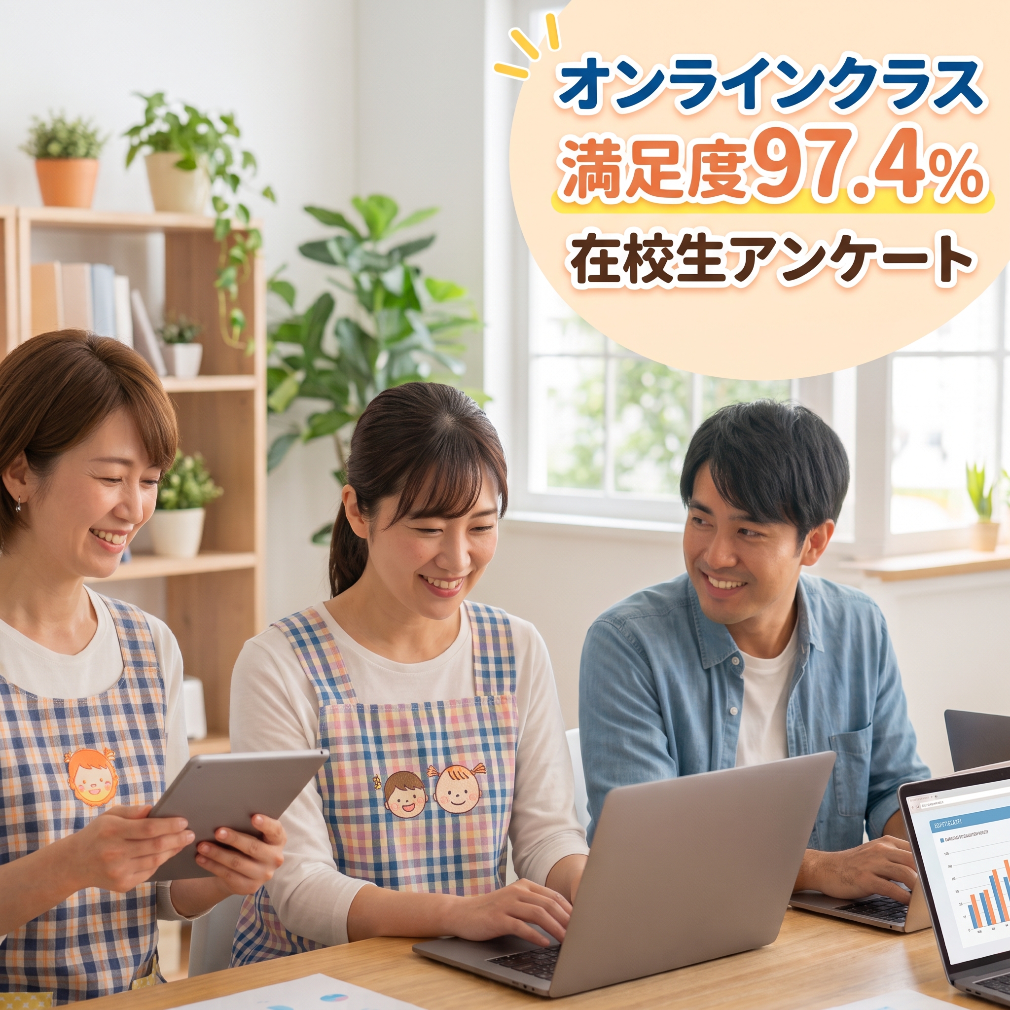 【開講半年実績】オンラインクラス受講生の97.4%が「選んで良かった」と回答！最新アンケート結果を公開