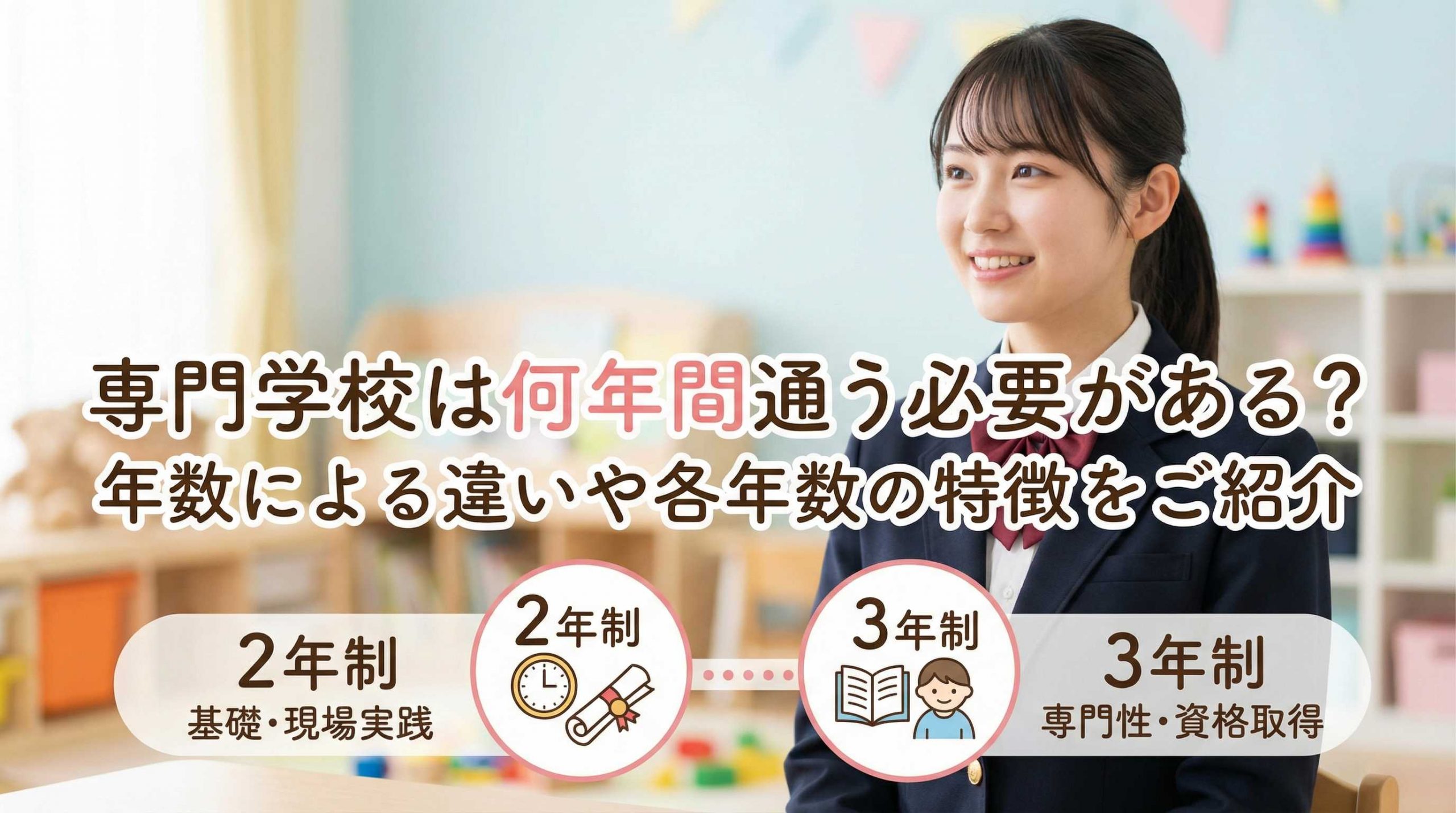 専門学校は何年間通う必要がある？年数による違いや各年数の特徴をご紹介