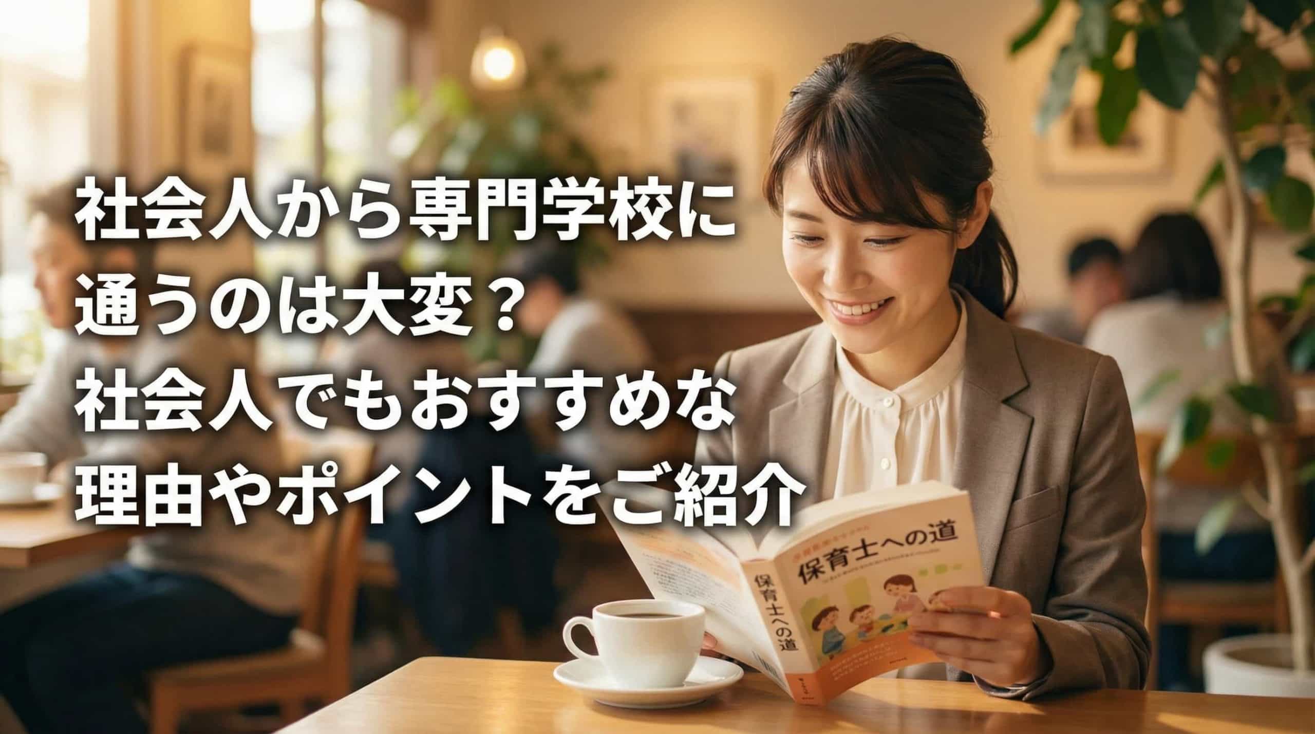 社会人から専門学校に通うのは大変？社会人でもおすすめな理由やポイントをご紹介