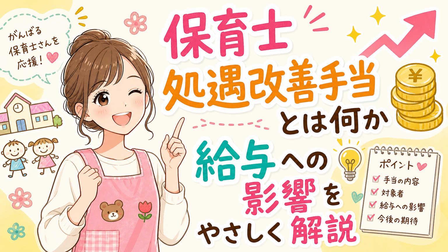 保育士処遇改善手当とは何か給与への影響をやさしく解説